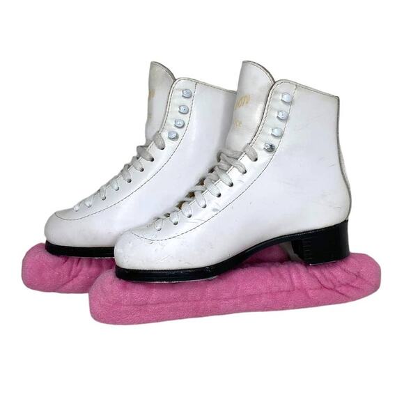 Jackson Novice Ice Skates Figure Skates John Wilson Sheffield GJL 8 1/4 9" - Picture 15 of 16